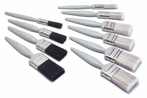 Harris Essentials Wall, Ceiling & Gloss Paint Brush Set - Pack 10