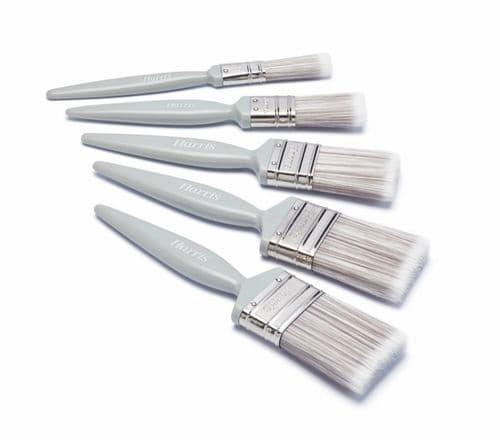 Harris Essentials Wall & Ceiling Paint Brush Set - Pack 5