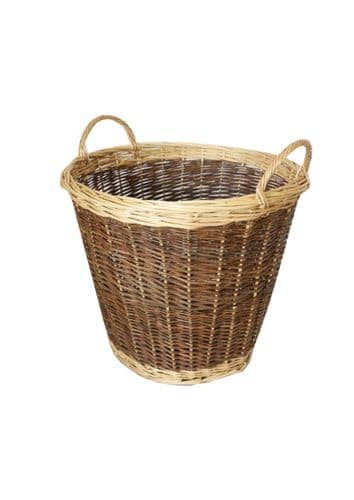 Hearth & Home 2 Tone Log Basket - Large