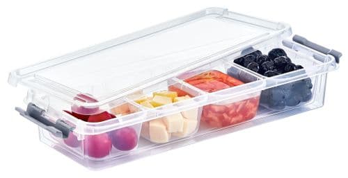 Hobbylife 4 Divider Flat Grand Organiser Box - 2.5L