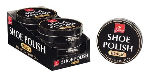 Jump Shoe Polish - 80g Tin Black