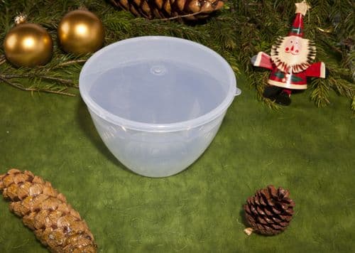 Just Pudding Basins Pudding Basin & Lid - 1 Pint /570ml Clear