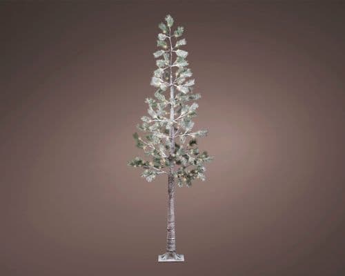 Kaemingk 128 LED Tree Snowy Pine - Warm White