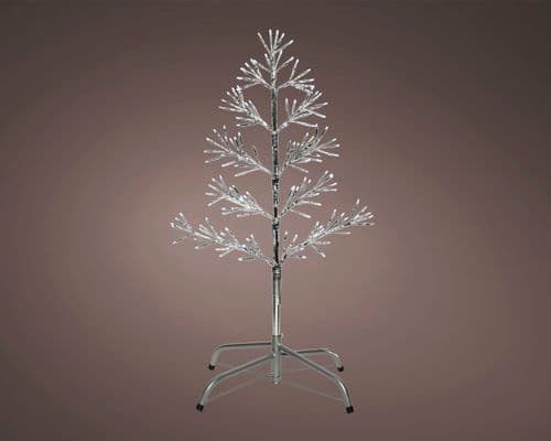 Kaemingk 140 LED Metal Fame Light 2D Tree - Cool White