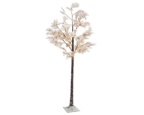 Kaemingk 180cm Micro LED Flower Tree - White With Warm White LEDs