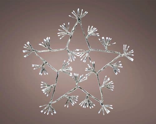 Kaemingk 300 LED Flashing Frame Light M/Star - Cool White