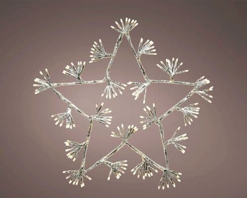 Kaemingk 300 LED Flashing Frame Light M/Star - Warm White