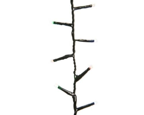 Kaemingk LED Compact Twinkle Lights 16m - 750 Lights Multi Coloured With Green Cable