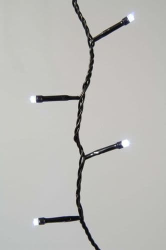 Kaemingk LED Durawise Outdoor Twinkle Lights - 192 Bulb Cool White With Black Cable