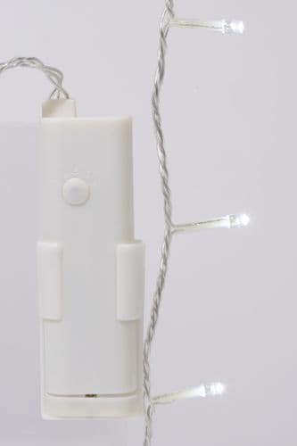 Kaemingk LED Durawise Outdoor Twinkle Lights - 192 Bulb Cool White With Clear Cable