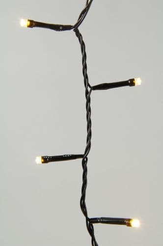 Kaemingk LED Durawise Outdoor Twinkle Lights - 192 Bulb Warm White With Black Cable