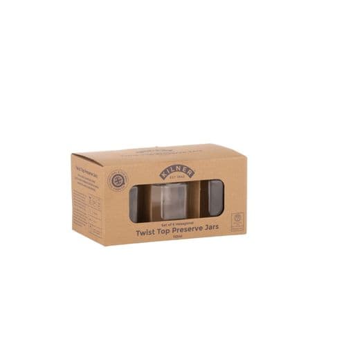 Kilner Hex Twist Top Jars Set 6 - 110ml