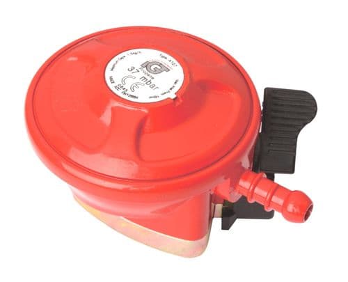 Lifestyle Propane 27mm Clip on Regulator - Red