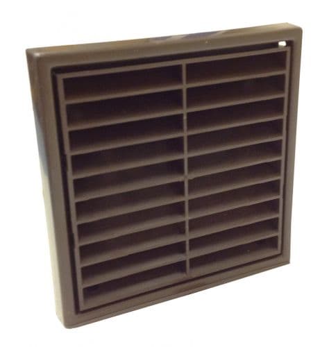 Manrose Fixed Grill 4" - Brown