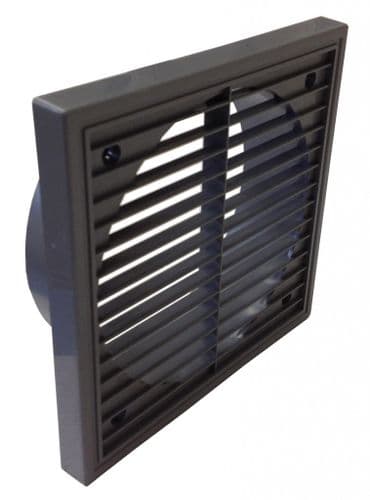 Manrose Fixed Grill + Spigt 6" - Grey