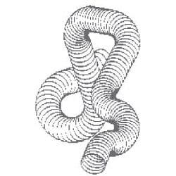 Manrose PVC Ducting - 3m