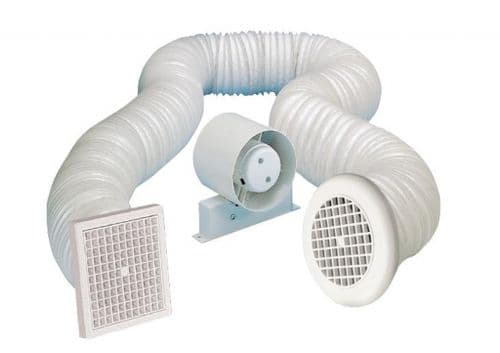 Manrose Shower Fan + Timer - 4"
