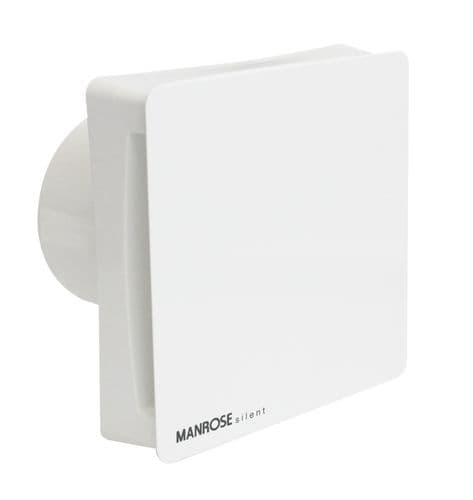 Manrose Silent Fan Conceal Timer - 4"/100mm