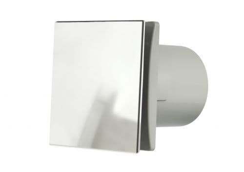 Manrose Tile Fan Adjustable Timer - Chrome