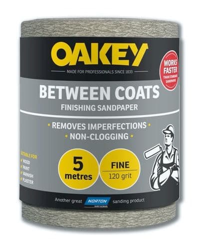 Norton Oakey Between Coats Rolls - 5m x 115mm - 120g