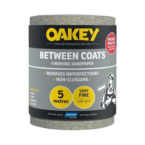 Norton Oakey Between Coats Rolls - 5m x 115mm - 240g