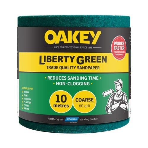 Norton Oakey Liberty Green Rolls - 10m x 115mm - 60 Grade