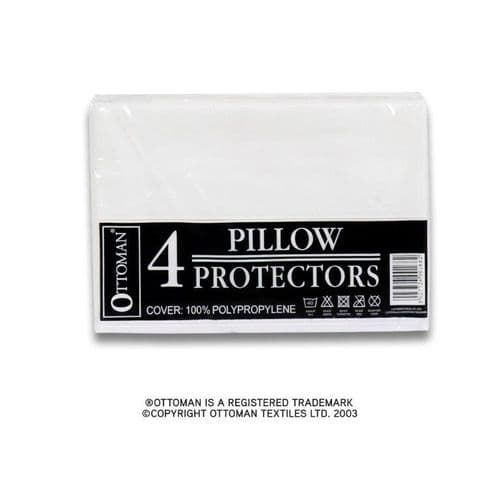 Ottoman Pillow Protectors - Pack 4
