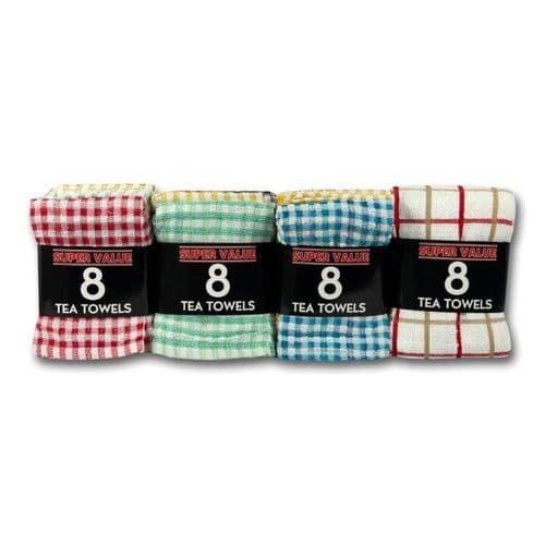 Ottoman Tea Towels - Pack 8