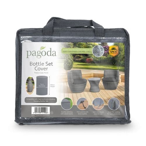 Pagoda Bottle Set Cover - 74 x 160cm