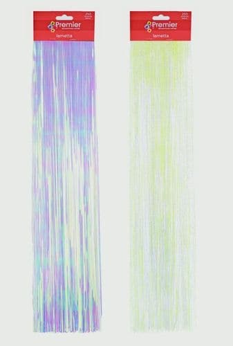 Premier 50x300 Strands Irid & White Lametta - 50x300