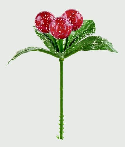 Premier Frosted Berry Pick Red - 17cm