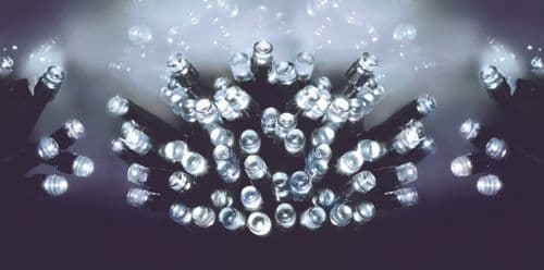 Premier Multi Action Battery Operated TIMELIGHTS™ - 50 LED - White