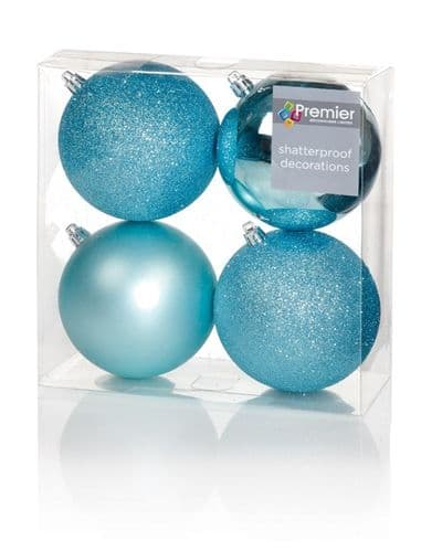 Premier Multi Finish Balls - Ice Blue 4 x 100mm Pack 4