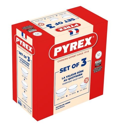 Pyrex Classic Bowl Set - 3 Piece