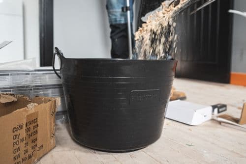 Red Gorilla Flexible Bucket 22L - Black