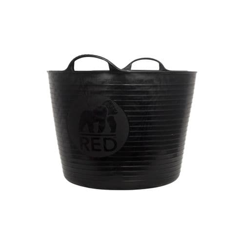 Red Gorilla Flexible Large Tub 38L - Black