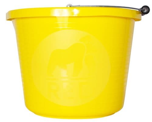 Red Gorilla Premium Bucket 15L - Yellow