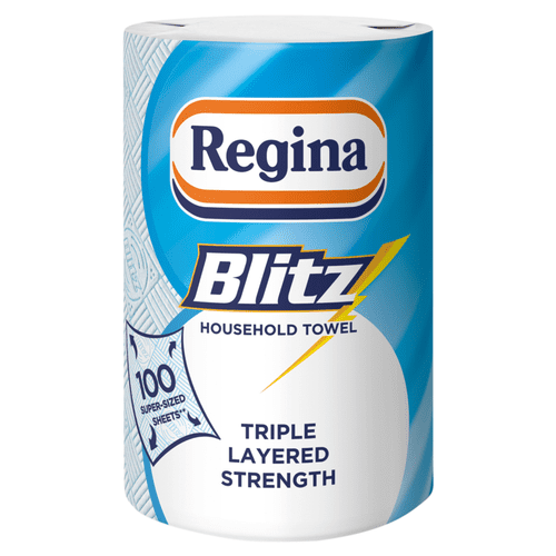 Regina Blitz Kitchen Roll 3 Ply - Single