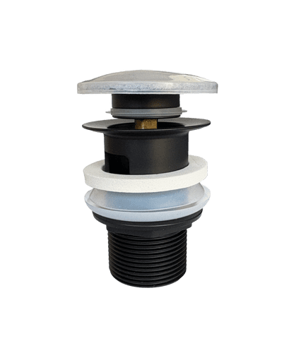 Securplumb Basin Waste Matt Black - 32mm