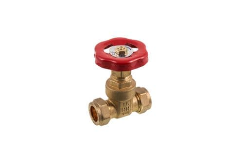 Securplumb Brass CXC Gate Valve - 22mm