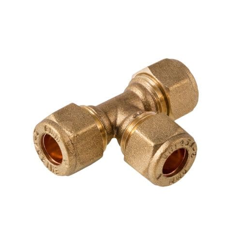 Securplumb Compression Tee - 22mm