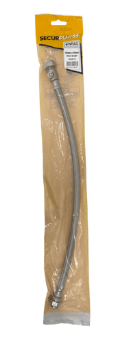 Securplumb Flexi Tap Connector & Isovalve 15mm - 50cm