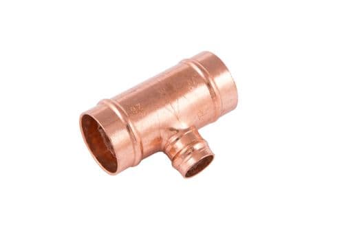 Securplumb SR25 Reducer Tee Solder Ring - 22 x 15mm Pack 5