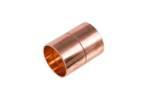 Securplumb WRAS Straight Coupling End Feed - 22mm Pack 10
