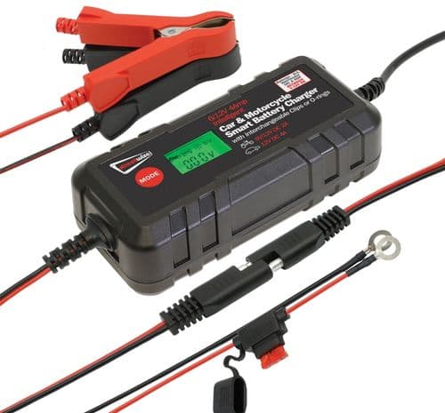 Streetwize 6/12v Smart Battery Charger - 4amp