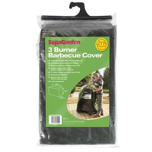 SupaGarden 3 Burner Barbecue Cover - 130cm x 74cm x 61cm