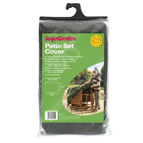 SupaGarden Round Patio Set Cover - 84cm x 163cm