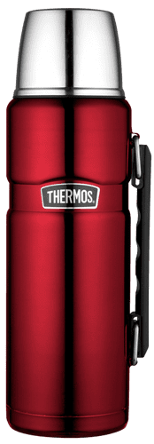 Thermos Stainless Steel King Flask 1.2L - Red