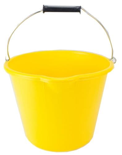 TML Builders Bucket - 14L Yellow