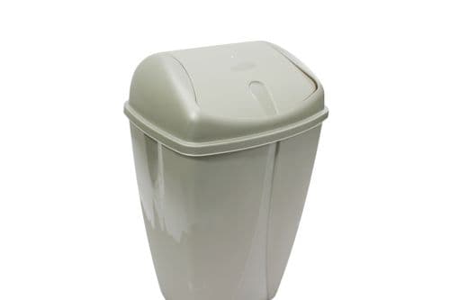 TML Swing Bin - 30L Metallic Silver